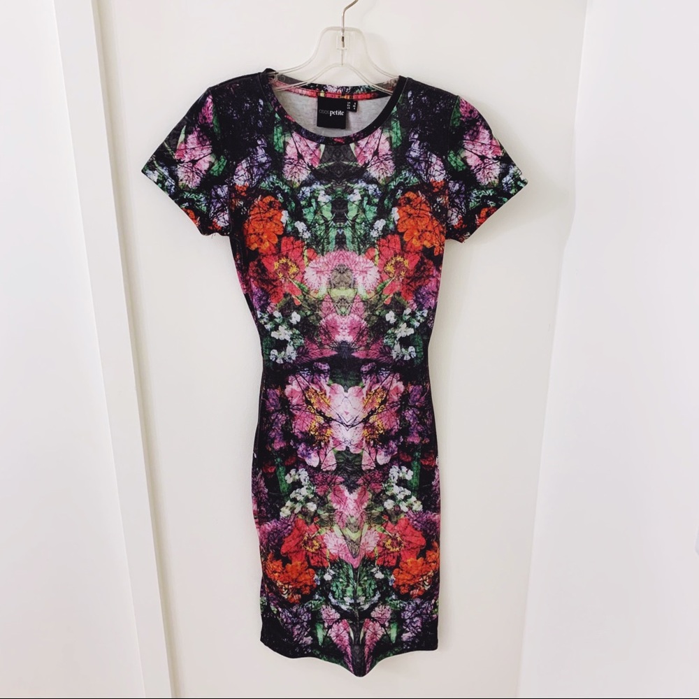 ASOS || Graphic Print Midi Dress